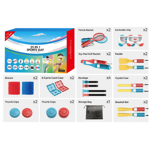 Switch Accessories Kit【25 in 1】 